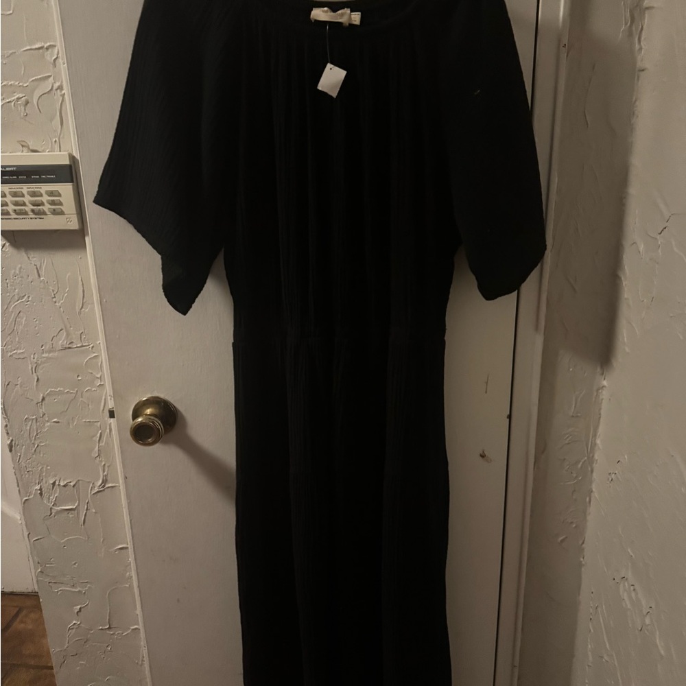 Elegant Black Women's Dress gauze Nation dress size medium NWT NATION